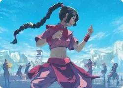 1 x Ty Lee, Chi Blocker Art Card - Art Series: Avatar: The Last Airbender - NM-M - Image 1