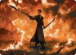 1 x Zuko, Conflicted Art Card - Art Series: Avatar: The Last Airbender - NM-Mint - Image 1