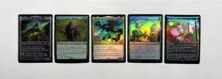 140 MTG MAGIC THE GATHERING 5 CARD MIXED LOT FOIL RARE GOLD UNCOMMON SILVER ♨ - Image 1