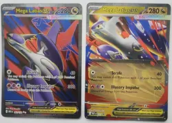 Pokemon Trading Card TCG Mega Latias EX Holo 163/132 011 Promo Nintendo 2025 - Image 1