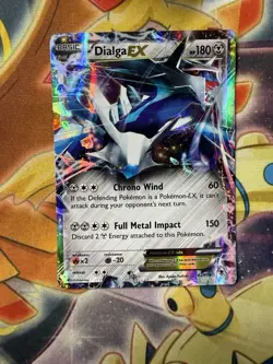 Dialga EX 62/119 XY Phantom Forces Ultra Rare Holo Pokemon Card TCG - Image 1