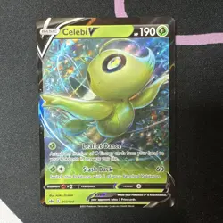 Celebi V - 007/198 - SWSH06: Chilling Reign (SWSH06) NM Pokemon Card TCG - Image 2