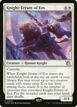 Knight-Errant of Eos March of the Machine NM MTG - Image 1