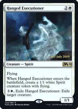 2x Hanged Executioner - Foil Prerelease Promo Core Set 2020 LP MTG - Image 1
