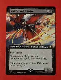 MTG - Mai, Scornful Striker - Extended Art - Avatar: The Last Airbender - Image 1