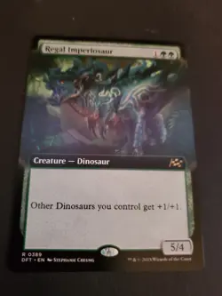 Regal Imperiosaur (Extended Art) [Aetherdrift] Magic MTG NM - Image 1