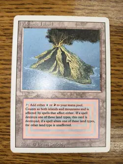 1x Volcanic Island (Revised) MTG - Image 1