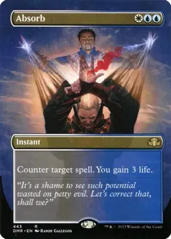Absorb - Extended Art Dominaria Remastered NM MTG - Image 1