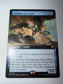 MTG / Thunderclap Drake / OTC / #0053 / Regular (Extended Art) / Rare / NM - Image 2