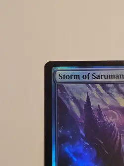 Storm of Saruman - MTG Magic - LOTR - NM - FOIL - Image 5