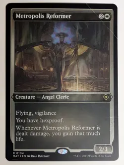 MTG - Metropolis Reformer - MAT - R - Foil Etched - 104 - Misprint - Image 1