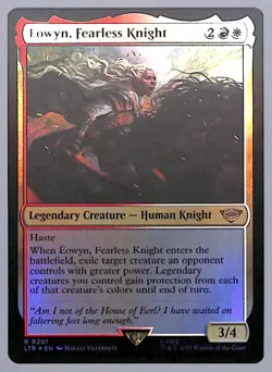 Eowyn, Fearless Knight - Foil - 201 - LOTR: Tales of Middle-earth (LTR) MTG - Image 1
