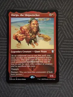 mtg dargo, the shipwrecker foil etched commander legends - Image 1