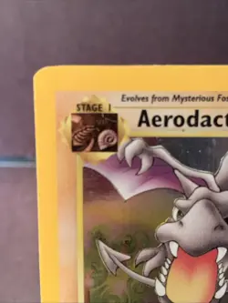 Pokemon TCG Aerodactyl 1/62 Fossil Holo Rare Unlimited Vintage WOTC 1999 MP - Image 2