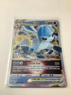2022 Pokemon SWSH Black Star Promo SWSH197 Glaceon VSTAR M/NM - Image 1