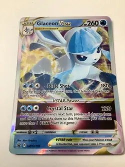 2022 Pokemon SWSH Black Star Promo SWSH197 Glaceon VSTAR M/NM - Image 3