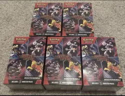 Pokemon TCG Destined Rivals Booster Bundle FACTORY SEALED - LOT OF 5 - Image 1