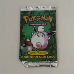 1999 Pokemon Jungle Booster Pack Sealed Wigglytuff - Image 1