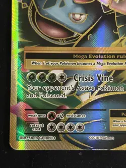 M VENUSAUR EX 2016 POKEMON XY EVOLUTIONS ULTRA RARE FA B 100/108 Q6233 - HP - Image 5