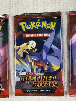 Pokemon TCG: Scarlet and Violet Destined Rivals x3 Booster Pack Factory Sealed - Image 3