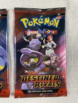 Pokemon TCG: Scarlet and Violet Destined Rivals x3 Booster Pack Factory Sealed - Image 4
