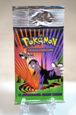 Pokemon TCG Gym Challenge Unlimited Booster Pack Giovanni Artwork WOTC 2000 742818062244 - Image 1
