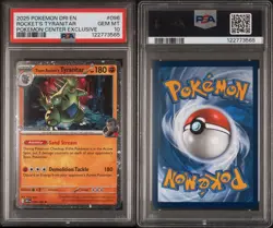 Team Rocket's Tyranitar #096/182 Pokemon Center Destined Rivals (PSA 10) - Image 3