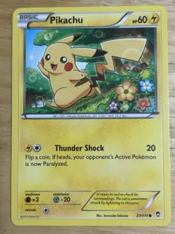 2014 Pikachu 27/111 XY Furious Fists - Common Pokemon TCG - Image 1