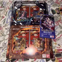 One Piece Illustration Box Vol 5 And 6 Bundle w/op14 pack Brand New - Image 1