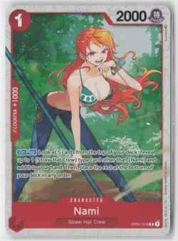 Nami Foil OP01-P Promo One Piece TCG Ultra Deck The Three Captains English - Image 1
