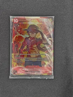 One Piece TCG Monkey D Luffy ST10-006 Super Rare Sealed Treasure Booster Holo - Image 1
