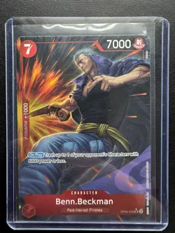 Benn Beckman OP09-009 Alt Art SR - One Piece TCG - Image 1