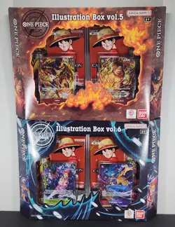 ONE PIECE Illustration Box Vol 5 And 6 Bundle Brand New SEALED PRB-02 OP-13 - Image 1