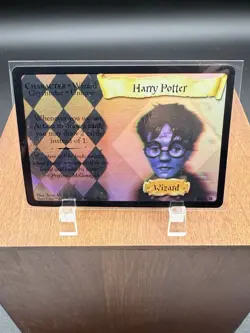 Harry Potter TCG Base Set Harry Potter #8/116 Hologram Rare Card Damaged - Image 2