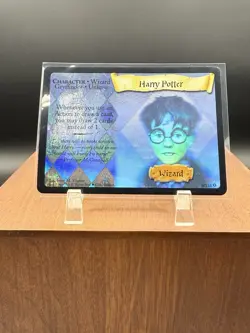 Harry Potter TCG Base Set Harry Potter #8/116 Hologram Rare Card Damaged - Image 3
