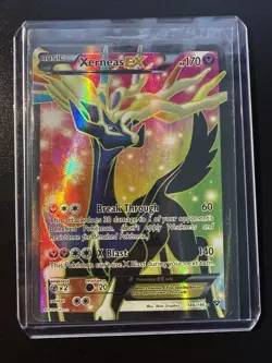 Pokemon TCG Xerneas-Ex Holo Full Art Ultra Rare Card XY 146/146 - Image 1