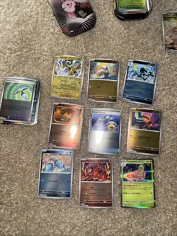 Lot of Holographic Pokemon Cards - Image 3