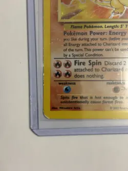 Pokemon Charizard Legendary Collection 3/110 Holo Rare Card 2002 *slight damage - Image 4