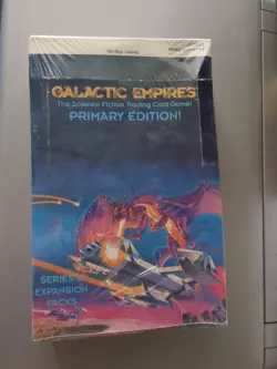 GALACTIC EMPIRES SERIES 2 PRIMARY EDITION TRADING CARD BOX 36 PACKS 1994 SEALED - Image 1