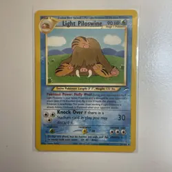 Light Piloswine 26/105 Rare Neo Destiny Unlimited Pokemon TCG Card NM - Image 1