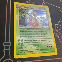 Meganium Neo Genesis 11/111 Unlimited Holo Pokemon Card LP - Image 2