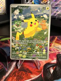 Pokemon Card TCG Pikachu SVP 088 Black Star Promo 88 Paldea Adventure Chest NM G - Image 1