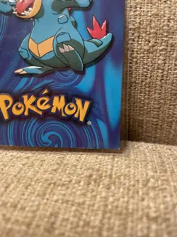 Feraligatr Die-cut Embossed Pokemon Card #160 Johto League Stage Three 9 Of 15 - Image 2