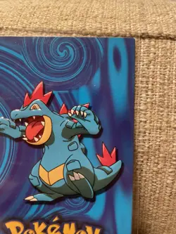 Feraligatr Die-cut Embossed Pokemon Card #160 Johto League Stage Three 9 Of 15 - Image 3