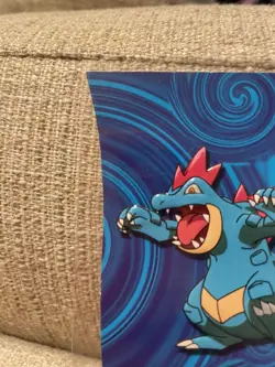 Feraligatr Die-cut Embossed Pokemon Card #160 Johto League Stage Three 9 Of 15 - Image 5