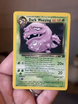 ​Dark Weezing 31/82 - Team Rocket Set - Rare Non-Holo - Pokemon Card - WOTC 2000 - Image 1