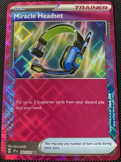 Miracle Headset 183/191 Sv08: Surging Sparks Holo - Pokemon Card - Image 1