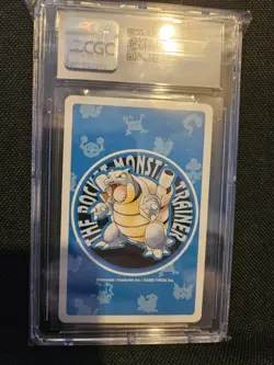 1998 POKEMON PLAYING CARDS BLUE DECK 10 of hearts CGC 9.5 OLD JYNX BANNED CARD - Image 2