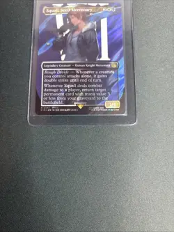 Magic the Gathering Final Fantasy Squall Seed Mercenary R 0547 Surge Foil Card - Image 3