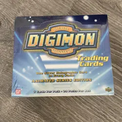 Digimon Trading Cards Upper Deck Animated Series Sealed Box - Image 1
